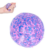Load image into Gallery viewer, minifinker Anxiety Relief Ball, Stress Relief Ball Soft Highly Tear Stretchable for Children Above 3 Years Old to Play(Purple, Santa Claus)
