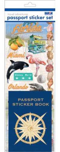 Passport Sticker Sets PP59222 Passport or Scrapbooking Sticker Set-Florida 2