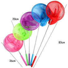 Load image into Gallery viewer, YARDWE Telescopic Fishing Nets Butterfly Net Bag Extendable Insects Bugs Catching Net Mesh Bag Catcher Toys for Kids Outdoor Fish Dragonflies Random Color
