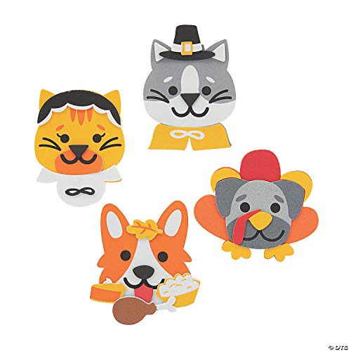 Thanksgiving Pet Magnet Craft Kit- Makes 12