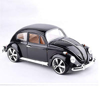 GAOQUN-TOY 1:18 Simulation Retro Classic Car Beetle Alloy Car Model Can Open The Door to Sit Toy Gift Box (Color : Black)