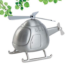 Load image into Gallery viewer, EXCEART Helicopter Money Box Piggy Bank Helicopter Model Coin Bank Saving Pot Desktop Ornament Nursery Home Office Decoration Children Friends Helicopter Sculpture
