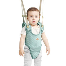 Load image into Gallery viewer, Baby Harness Belt for Toddler, Adjustable Handheld Stand Up and Walking Baby Walker Safety Harnesses, Pulling and Lifting Dual Use Infant Toddlers Walking Assistant Strap (Blue)
