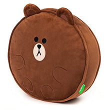 Load image into Gallery viewer, GUND LINE Friends Brown Round Pillow Soft Plush, 12&quot;

