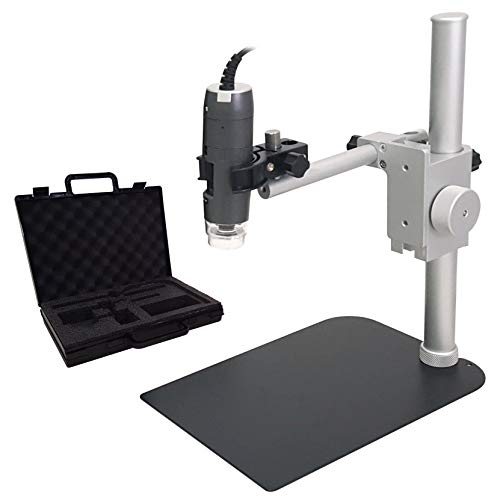 PC GEARS Dino-Lite Microscope Kit with Adjustable Precision Stand and Carrying Case (AM4113ZT/RK06A)