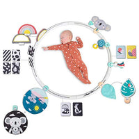 Taf Toys All Around Me Activity Hoop | Developmental Hoop, Prefect for Newborns and up, with 24 Developmental Activities. Designed to Promote Babys Senses, Motor Skills and Cognitive Development.