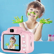 Load image into Gallery viewer, Nynicorny Kids Camera, Children Digital Rechargeable Cameras Toddler Educational Toys, Mini Children Video Record Camera with 1080P HD 2 Inch Screen &amp; 32GB SD Card for Birthday (Pale Pink)
