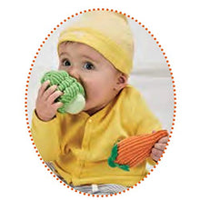 Load image into Gallery viewer, Stephan Baby Velour Plush Vegetable Rattle, Broccoli
