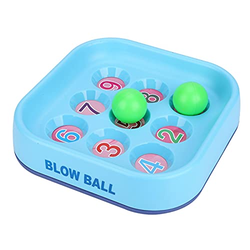 ABS Children's Desktop Toys Brand-New Blow Ball Game Parent-Child Portable with Hourglass for Improving Children's Hand and Eye Ability