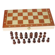 Load image into Gallery viewer, FIBVGFXD Chess Solid Wood Set, 3 in 1 Wooden International Chess Set, Board Travel Games Chess, Backgammon Draughts Entertainment
