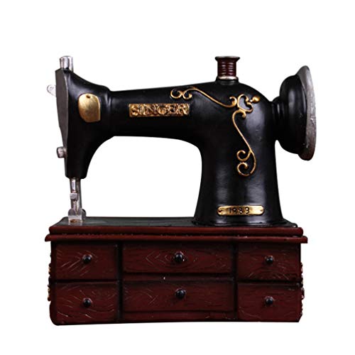 TOYANDONA Piggy Bank Vintage Sewing Machine Money Coin Bank Money Saving Box for Home Decoration Kids Childrens Gifts