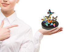 Load image into Gallery viewer, LICRAFT Desk Sculpture Butterflies Desktop Stress Relief Toy Fidget Toy for Anxiety Office Gift Desk Intelligence Development
