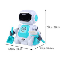 Load image into Gallery viewer, TOYANDONA Walking Dancing Robot Toys Singing Robot with Musical and Colorful Flashing Lights for Toddler Blue
