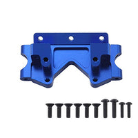 Aluminum Front Bulkhead Upgrade Parts for 1/10 Traxxas 2WD Slash Stampede Rustler Bandit Replace 2530 Blue-Anodized