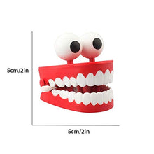 Load image into Gallery viewer, Nicedea Wind-up Chattering Toy Chomping Teeth Plastic Red Props with Eyes for Party Christmas Halloween Favors
