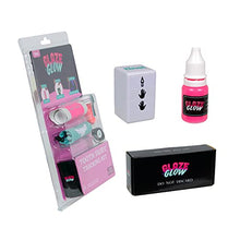 Load image into Gallery viewer, Tinsl- Tooth Fairy Tracking Kit- Glaze &amp; Glow- Kit Includes- GlowingTooth Fairy Door Wall Decal- Tooth Bag- Blacklight- Glow-in-The-Dark Tattoos
