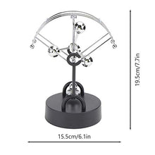 Load image into Gallery viewer, VOSAREA Mechanics Toy Stainless Steel Physics Balancing Tumbler Toy Art Balance Toy Electronic Perpetual Motion Desk Toy Science Psychology Home Offic Decor Metal Desktop Balance Toy
