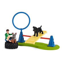 Load image into Gallery viewer, Schleich Farm World, Animal Toy for Kids, Puppy Agility Training Playset with Dog Toys and Accessories 14-piece set
