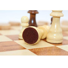 Load image into Gallery viewer, Chess Set, 2 in 1 Wooden Chess Checkers Travel Games Chess Set Board Entertainment, for Party Family Activities Game for Kids and Adult
