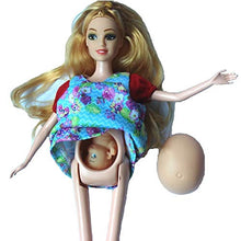 Load image into Gallery viewer, Kunhe Colorful Real Pregnant Doll Have a Baby in Her Tummy Mom Doll
