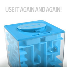 Load image into Gallery viewer, Trekbest Money Maze Puzzle Box - A Fun Unique Way to Give Gifts for Kids and Adults (Blue)
