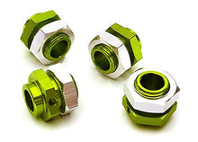 Load image into Gallery viewer, Integy RC Model Hop-ups C28667GREEN Billet Machined 17mm Wheel Adapters for Arrma Kraton 6S BLX Brushless Truggy
