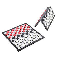 Load image into Gallery viewer, Travel Magnetic Chess1 Box, Checkers Educational Toys Game Training Folding Chess Board Games for Child Adults- Checkers Board Game 25x13x4cm Chess Set
