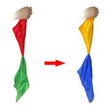 Load image into Gallery viewer, Tomaibaby 3pcs Magic Props Set 2 Color Changing Silk Hanky Magic Scarves Birthday Funny Playing Toy Magic Scarf Perormance Prop Magic Trick Streets
