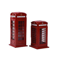 Hengqiyuan Telephone Cell Piggy Bank, Coin Piggy Bank, Telephone Cell Piggy Bank from Zinc Alloy, Creative Residential Decorations, Suitable for Living Room, Bedroom (1PCS),Red