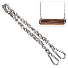 Load image into Gallery viewer, Keenso Outdoor Load-Bearing Extension Chain, Multipurpose Anti-Rust Swing Connection Chain Hanging Sandbag Chair Chain with Buckle(Chain +Mountaineering Buckle)
