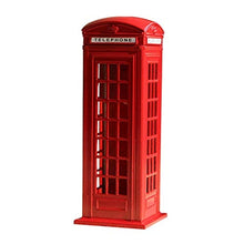 Load image into Gallery viewer, NUOBESTY Red Telephone Booth Piggy Bank, London Souvenirs Red Piggy Bank, Coin Jar Money Box for Adults Kids Birthday New Years Gifts
