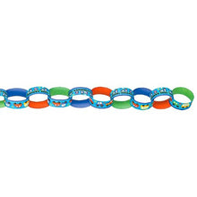 Load image into Gallery viewer, &quot;All Aboard Boy&quot; Printed Paper Chain Link Garland, Birthday
