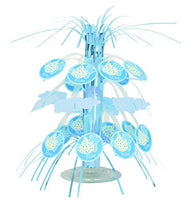 Load image into Gallery viewer, 8.5&quot; Blue Stork Boy Baby Shower Cascade Centerpiece Decoration
