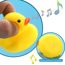 Load image into Gallery viewer, Bath Duck Toys 9 Pcs Rubber Duck Family Squeak &amp; Float Ducks Baby Shower Toy for Toddlers Boys Girls
