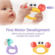 Load image into Gallery viewer, iPlay, iLearn 10pcs Baby Teething Rattle Toys, Infant Gift Set for 6-12 Month, Bulk Animal Rattles W/ Container, Newborn Sensory Early Development Toy for 0 2 3 4 5 7 8 9 10 Months Old Babies Girl Boy
