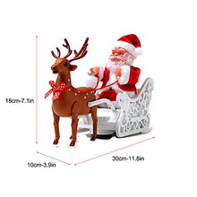 Load image into Gallery viewer, Christmas Toys Santa Claus Electric Music Doll Climbing Rope Christmas Electric Toy Hanging Christmas Ornament for Party Home Door Wall Holiday Decoration Kids Xmas Gift (A)
