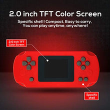 Load image into Gallery viewer, HJKPM Handheld Games Consoles, Impassable 8 Bit Retro Mini Childhood Pocket Games Console with 2 Inch TFT Color Screen Built-in 268 Classic Games,Gray
