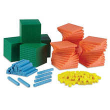 Load image into Gallery viewer, hand2mind Differentiated Plastic Base Ten Blocks Complete Set, Place Value Blocks, Counting Cubes for Kids Math, Base 10 Math Manipulatives for Kids, Kindergarten Homeschool Supplies (Set of 484)

