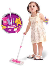 Load image into Gallery viewer, Liberty Imports Little Helper Pretend Play Kids Toy Cleaning Supplies Set with Mop, Bucket, and Accessories
