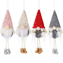 Load image into Gallery viewer, Long-Legged Faceless Doll Small Pendant, Children&#39;s Gift Decoration, Exquisite and Beautiful, Four-Color Four-Piece (Red, Gray, White, Gold),Red
