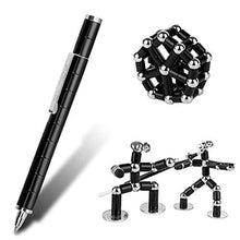 Load image into Gallery viewer, Magnetic Fidget Pen, Sculpture Building Toys, Relieving Stress Boredom ADHD Autism, Adult and Children Stress Relief Creative Magnetic Pen (Black)
