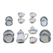 Load image into Gallery viewer, Galand Doll House Miniature Mini Ceramic Tea Set Model Fairy Garden Decor Ornaments,Mini Ceramic Tea Set C
