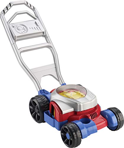 Fisher-Price Bubble Mower, Push-Along Toy Lawnmower That Blows Bubbles for Walking Toddlers Ages 2-5 Years