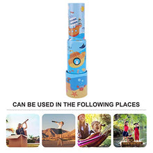 Load image into Gallery viewer, Toyvian Portable Monocular Telescope Retractable Pirate Telescope Vintage Monocular Educational Science Toys for Kids Boys Girls Sky- Blue

