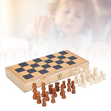 Load image into Gallery viewer, Chess, Folding Chess Educational Portable Lightweight Wooden for Outdoor Camping Travel for Children for Home Party for Adults
