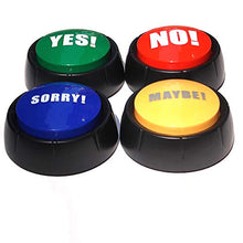 Load image into Gallery viewer, Joffreg Set of 4,The NO, YES, Sorry and Maybe Sound Buttons
