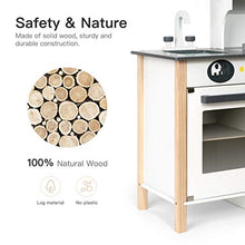 Load image into Gallery viewer, MyLohas Pretend Wooden Kitchen Playset for Kids and Children,Gifts for New Year, Christmas and Birthday (White)
