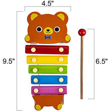 Load image into Gallery viewer, ArtCreativity Teddy Bear Xylophone, 1PC, Fun Musical Instruments for Kids, Colorful Xylophone Music Toy with 2 Sticks, Development Learning Toys for Boys and Girls, Great Birthday Gift Idea
