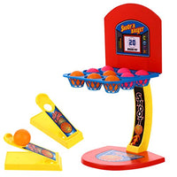 IMIKEYA Mini Desktop Basketball Game Kids Indoor Desktop Shooting Ball Game Finger Sports Toy 2 Player Mini Basketball Game