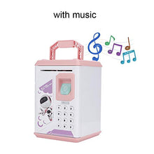 Load image into Gallery viewer, Jimdary Money Box, Electronic Piggy Bank Kid Cartoon Bank with Music, Cash Coin Can Money Saving Box for Kids Money Saving Coin Bank(Pink)
